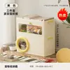 Tabla Rascadora para Gatos Cama para Gatos Estante de Almacenamiento Casa de Juguete para Gatos Integrada Sala de Estar Dormitorio Multifuncional Caja de Almacenamiento de Juguetes y Golosinas
