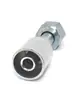 Conector de Manguera de Aire Acondicionado Automotriz 3 4 5 134 Ordinario O Conector de Manguera de Puerto con Conector de Funda de Aluminio Curva Recta
