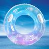 Anillo de Natación para Niños de PVC Grueso con Lentejuelas de Cielo Estrellado, Grueso, Juguetes Inflables de Agua para Exterior, Boya Salvavidas de Celebridad de Internet