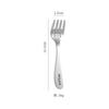 Tenedor de Fruta Lindo Acero Inoxidable 304 Tenedor para Pastel Transfronterizo Dibujos Animados Tenedor para Postre Hogareño Lijado Tenedor Pequeño para Niños