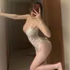 Lingerie Sexy Plus Size, Uniforme Sem Tirar, Laço Grande, Camisola Sedutora para Seios Pequenos, Provocante, Quente e Apaixonado, Dropshipping