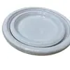 Conjunto de Talheres Descartáveis Pratos e Copos Guardanapos Garfos de Plástico Facas Colheres Casamento Aniversário Ecológico Biodegradável