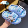 Pantuflas de Verano Sanrio para Niños y Niñas, Suela Suave Antideslizante Transpirable, Chanclas de Playa y Baño Kuromi para Niños