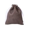 Bolsa de Almacenamiento para Relojes Clásicos Estilo Chino, Bolsa para Empaquetar Joyería de Pulsera, Bolsa Doble Cara de Gamuza con Cordón, Bolsa de Almacenamiento para Juguetes