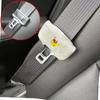 Adequado para BMW Mercedes-Benz Audi Tesla ideal capa de fivela de cinto de segurança de couro anticolisão plugue de cinto de segurança capa protetora