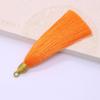 Fábrica mayoreo seda de hielo borla punta anillo de tiro accesorios 8cm anillo de tiro borla borla marcapáginas borla borla china