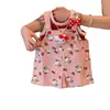 Mono Dopamina Súper Lindo para Niñas, Ajustable, Gato Kt, Conjunto de Mameluco Infantil, Chaleco de Encaje de Verano