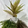 Helecho Xiao Zhi XianFieltro ArtificialPlanta VerdeHelechoAccesorios de ParedPlástico BlandoArtificialHojas de Hierro Grandes