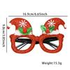 Adornos navideños Vasos navideños Decoración para fiestas infantiles Productos navideños Montura de gafas con astas de muñeco de nieve