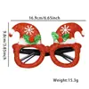 Gafas Decorativas Navideñas Monturas Accesorios para Fiestas Infantiles Gafas con Cuernos de Reno de Papá Noel Decoración Navideña Regalos