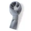 Novo estilo outono e inverno, 100% caxemira pura, unissex, cachecol de tricô estilo coreano, grosso e quente para clima frio