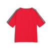 Nueva camiseta deportiva de manga corta de verano para mujer, con cuello redondo, para estudiantes, sencilla, informal, coreana, a rayas, antiedad