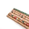 Amazon Transfronterizo se Especializa en Papel de Regalo Kraft Navideño Retro Nuevo Set para Envolver Regalos de Navidad DIY