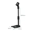 Soporte metálico de escritorio con peso, soporte perezoso, extensible, elevable, para teléfono móvil, micrófono de condensador para transmisión en vivo, tamaño de micrófono, marco A