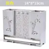 Caja de Almacenamiento Multifuncional de Palillos Montada en la Pared del Hogar, Soporte para Cuchillos, Jaula para Palillos, Caja para Cucharas y Palillos de Cocina, Soporte para Palillos con Drenaje
