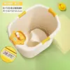 Cubo de Baño para Niños, Bebé Puede Sentarse en el Cubo de Baño, Tina de Baño Espesa para Bebé, Cubo de Baño de Plástico, Cubeta de Baño para Niño