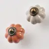 Diámetro de 36 mm Mango de Acrílico de Calabaza Colorido Tirador de Puerta de Gabinete Cajón de Armario Retro Americano Muebles