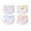 Roupa íntima infantil para meninas, Algodão Puro, Algodão Classe A, Toda em Algodão para Crianças, Calcinhas Triângulo para Meninas Maiores, Amiga do Bebê, Não Apertam, 10A Antibacteriana