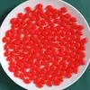 Accesorios de Resina Adornados Rojo y Verde Navideño Pegamento de Crema Casero Material para Pasador de Pelo Agujero Zapatos Imán de Refrigerador