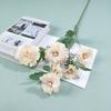 Simulación Crisantemo europeo de 6 cabezas boda flor fila guía camino decoración arreglo floral mesa exhibición de flores flor de comercio exterior