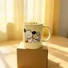 Taza de crema de alta calidad con dibujos animados, estilo crema, bonita taza de cerámica para el hogar con una taza de desayuno Shreel, taza de leche Jane