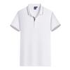 Polo de Solapa Camisa de Cultura Corporativa Camiseta Publicitaria DIY Logotipo Personalizado Ropa de Trabajo Bordado Camiseta de Negocios Personalizada