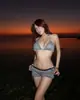 Nuevo Traje de Baño de Dos Piezas de Cintura Alta para Mujer 2026, Cubre Vientre y Adelgazante, Traje de Baño para Vacaciones en la Playa y Aguas Termales para Mujeres [Disponible Envío Directo]