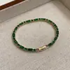 Pulsera de Cristal de Zircón de Color Dopamina 2026, Estilo de Lujo Ligero de Nicho de Gama Alta, Accesorio de Mano Versátil y Elegante