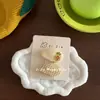 Presilha de Cabelo Feminina Estilo Coreano Fruta Morango Fofa, Presilha BB de Tecido Xadrez para Bebê, Presilha para Franja da Testa, Presilha Lateral