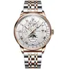 2024 nuevo reloj para hombre reloj de cuarzo manecillas malla correa retro Reloj de Hombre de Negocios reloj de comercio exterior al por mayor