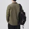 Chamarra tipo camisa outdoor para hombre estilo montaña, manga larga, nueva moda otoño 2026, versátil, de alta gama, tallas grandes, primavera y otoño