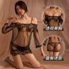 Ropa Interior Divertida de Primer Amor Provocación Coqueteo Pijamas Sexys Transparencia Tentación Talla Grande Traje Extremadamente Emocional Pasión Uniforme