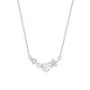 Collar de plata de ley S925 con forma de estrella pequeña, ideal como regalo de cumpleaños para novias, cadena de clavícula de alta calidad.