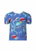 Nuevas Blusas 2025 para Mujer, Cuello Redondo, Estampadas, Corte Ajustado, Tejido Versátil, Parte Superior Ligera y Cómoda, Camiseta de Manga Corta sin Cierre para Mujer