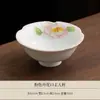Taza de Cata de Té de Cerámica Pintada a Mano Taza de Té Gongfu de Porcelana Blanca Taza Individual Taza de Anfitrión Juego de Té para el Hogar Tazón de Té de Hortensia