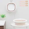 Bacia Dobrável, Bacia Colapsável, Lavatório, Bacia para Dormitório Estudantil, Bacia de Plástico, Bacia Pequena, Bacia Portátil de Grande Capacidade para Casa
