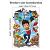Pegatinas de Pared 3D de Patrulla Canina Transfronteriza para Decoración de Habitación Infantil Perro de Dibujos Animados Anime Pegatinas Autoadhesivas