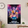 Póster de arte de pared de anime KPOP Cazador de Demonios Grupo Femenino rollo extragrande pintura de decoración de pared arte de pared artículo de apoyo para fans