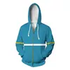 Moletom Casual com Capuz Estampado em 3D Estilo Igual ao Personagem de Stranger Things 2022 Novo
