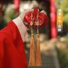Sache Aromático do Festival da Lua de Qian Li, Bolsinha de Brocado Estilo Tradicional, Bolsa Vazia de Formato Único, Lembrança Hanfu Estilo Antigo