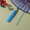 Atacado de Borlas de Nó Chinês, Saquinhos, Borlas Pendentes, Pingentes de Leque, Borlas de Chapéu Vazadas com Contas e Enfeites Pendentes Decorativos