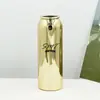 Garrafa de Alumínio Spray de Alta Qualidade com 40 de Diâmetro Revestimento UV Tanque de Alumínio Dourado Binário