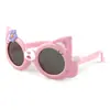 Gafas de Sol Polarizadas de Silicona con Dibujos Animados para Niños y Niñas, Gafas de Sol Lindas, Anti-UV, Gafas de Sol de Sombrilla a la Moda