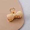 Metal Bow Hairpin Sweet Cool Girl tamanho pequeno Franja Hairpin Side Clip Broken Hair Clip Duckbill Acessórios de Grampo de Cabelo