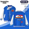 Chaqueta de Béisbol para Niños Cars Rayo McQueen Ropa de Abrigo Infantil Talla 95 Chaqueta de Niño Corredor Primavera y Otoño