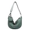 Bolso dumpling de textura simple estilo extranjero nuevo verano gran capacidad bolso de hombro resistente al desgaste transpirable callejero para ir al trabajo bandolera