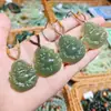 Colgante de Cerradura Xiangyun Buda Guanyin de Jade Hetiano Natural Estilo Chino Frijol de Cuatro Estaciones de Jade Hetiano Marca Wuxi Colgante de Jade