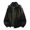 Venta al por mayor de fábrica comercio exterior transfronterizo primavera y otoño moda masculina casual chaqueta versátil con cuello de solapa para adolescentes