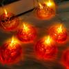 Luces Decorativas Serie Festival Fantasma de Halloween Fiesta de Calabazas Guirnalda de Luces de Linternas de Calabaza LED Luces Decorativas para Festival