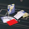 Naipes de Póker Texas Hold'Em, Naipes Anchos de Plástico, Escarchados, Naipes de PVC Lavables, Impresión Grande, Juegos de Cartas, Entretenimiento, Escarchados, Impermeables